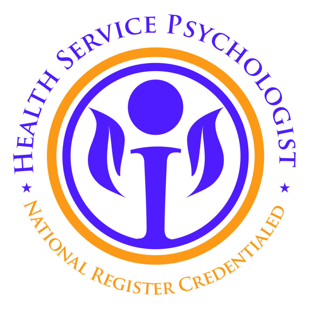 Logo of The National Registry of Health Service Psychologists denoting that Ginny Estupinian PhD ABPP is a credential member