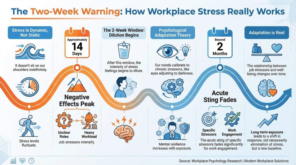 two week stress timeline